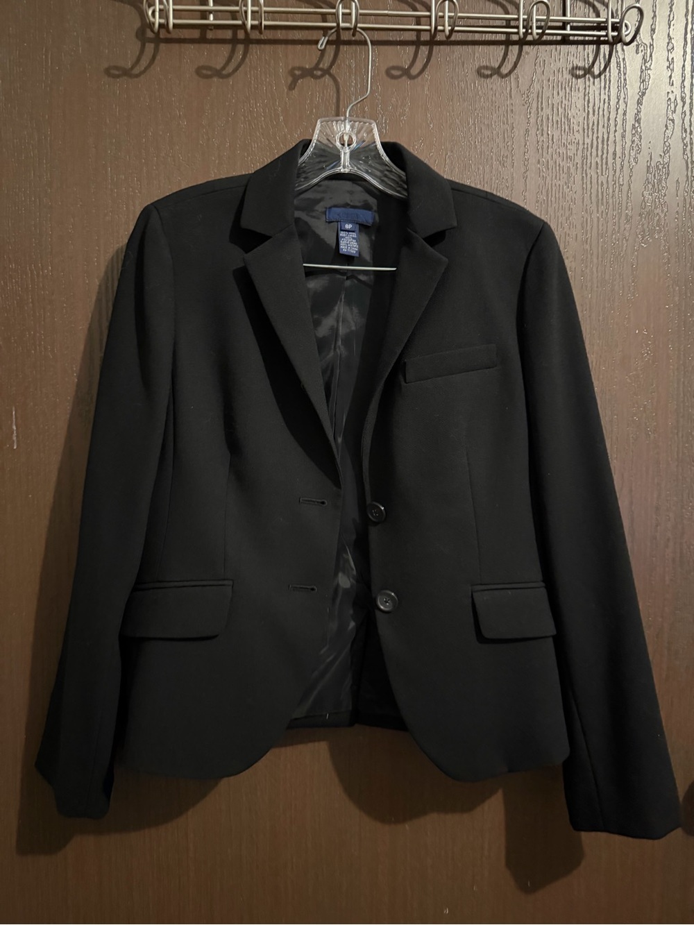 J. Crew Black Women's Wool Blazer (8P) and Skirt (4P)